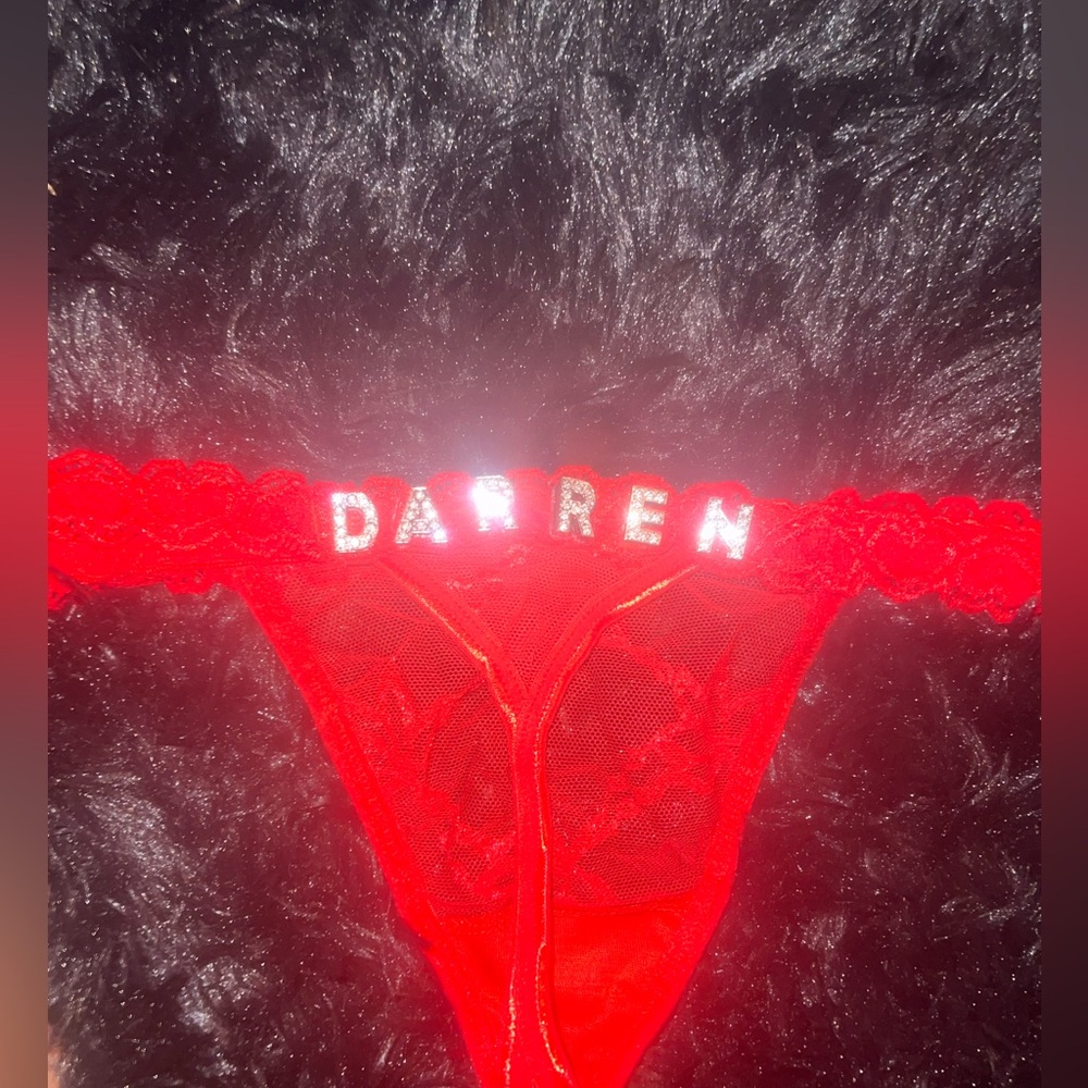Red Lace Thong - Women's Intimates